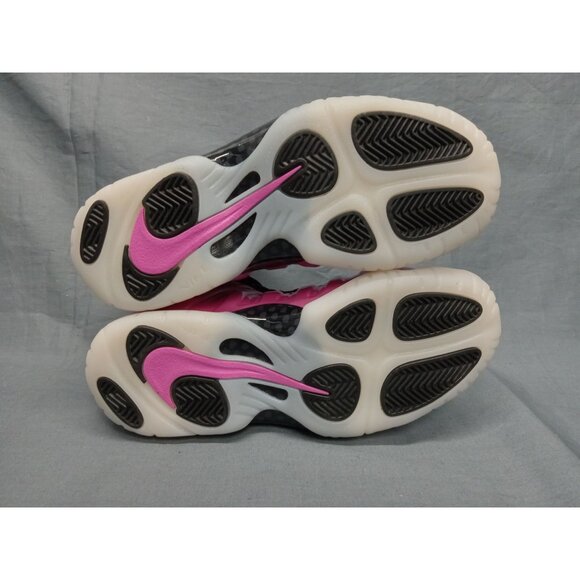 Nike Girls Little Posite One (GS) Sneakers Aura Pink Black Size 4.5 NEW IN BOX! - Picture 11 of 12